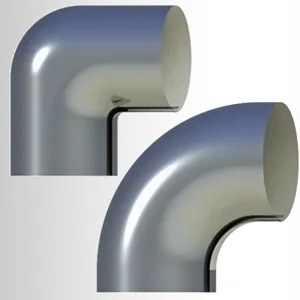 Metal Cladding Pipe Insulation Elbow Cladding With Smooth Surface Good Appearance thumbnail-4