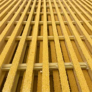 Pultruded FRP GRP Grating Corrosion Resistant Heavy Duty Assembled thumbnail-2