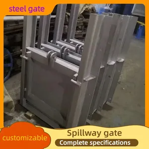 Low Noise Electric Stainless Steel Water Gate Smooth Operation Hydraulic Sluice Gate thumbnail-1