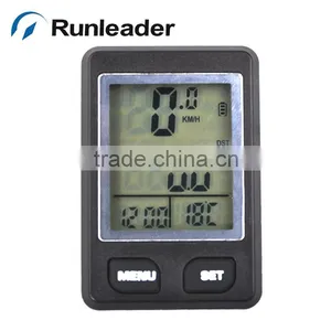 Multifunction Waterproof LED Display Cycling Bicycle Bike Computer Odometer Velometer Speedometer Wholesale thumbnail-2