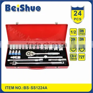 24pc1/2" Socket Set, Socket Wrench, High Quality Hand Tools thumbnail-1