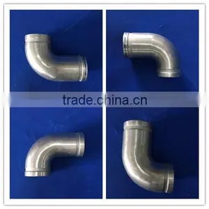 3 Inch 90 Degree Grooved Aluminum Painted or Polished Pipe Elbow for Water Truck Pipe Fittings thumbnail-4