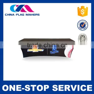 Quality Assured Good Prices Custom Logo Rectangular Stretch Table Cover thumbnail-1
