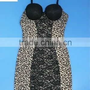 Women Hot Sell Shapewear, Fashion Leopard Pattern Lace Corset thumbnail-5