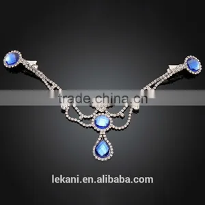 High Quality Shiny Wedding Top Grade Crystal Hair Jewelry thumbnail-3