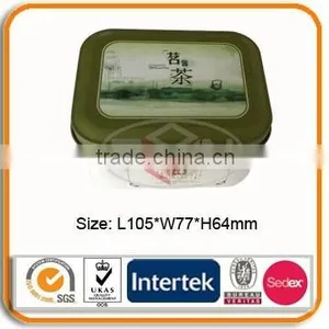 Wholesale Rectangular Tin Box for Tea thumbnail-1