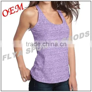 Customized Eco-friendly Athletic Women Gym Singlet, Women Bodybuilding Vest Wholesale Quality Choice thumbnail-4