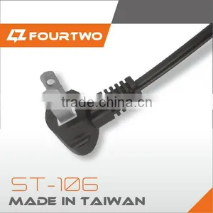 Wholesale Low Cost High Quality Right Angled Computer Power Cord thumbnail-1