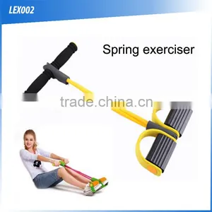 (120505)New Pedal Resistance Bands Slimming Fitness Wall Pulley Yoga Rope Latex Home Gym thumbnail-1