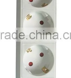 4way German Socket Extension Socket With Switch Multiple Socket thumbnail-2