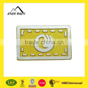 Rectangle Metal Label Handbag, Metal Labels Gold Color, U Buckle Bag Labels thumbnail-1