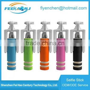 2015 Zoom Fashion Selfie Stick Wholesale Selfie Stick Mini Colorful Monopod for Smartphone thumbnail-1