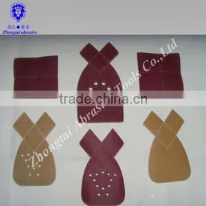 Manfacture OEM Abnormal Shape Sand Paper With Hook and Loop thumbnail-4