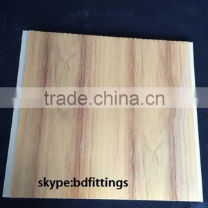 Wood Pvc Panel Wooden Color False Ceiling Design thumbnail-1