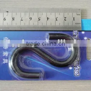 Black Metal Spray-paint S Hook, Metal S Hook (80mm Long) in Rigging Hardware China Factory thumbnail-6