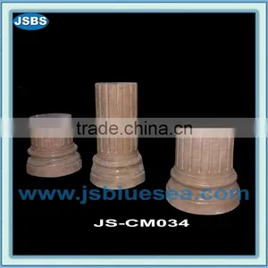 Carved Marble Round Pillar Base thumbnail-1