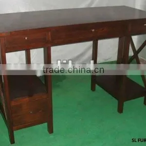 Computer Table - Wooden Computer Table thumbnail-1
