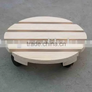 Qingdao RUNTONG Round Wood Dolly,Wood Plant Dolly thumbnail-1