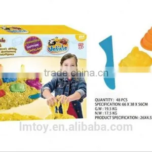300g Gree and Red Space Martian Sand, With 5 CAKE Mold to Play Sand for Kids thumbnail-6