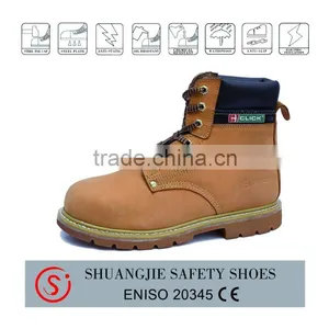 Genuine Leather Steel Toe :CE Standard Industrial Safety Shoes thumbnail-1