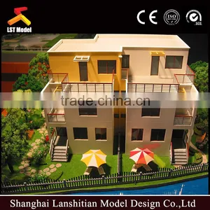 1:500 Scale Villa Model for Domestic Real Estate Building thumbnail-4