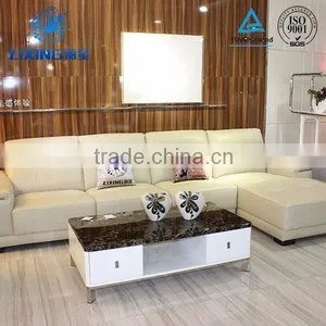 Living Room Furniture Marble Top Modern Teapoy Table thumbnail-2