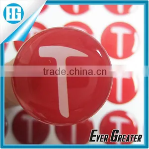 Printing Epoxy Sticker,custom Waterproof Round Epoxy Dome Stickers,clear Label Sticker thumbnail-1