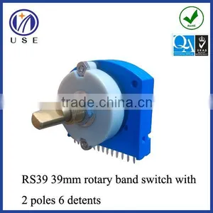 39 mm Metal Shaft Rotary Route Switch for Fan thumbnail-1