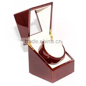 Finished Wooden Volta Automatic Single Watch Winder thumbnail-3