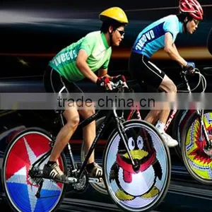 Popular 216LED Programmable Bike Wheel Light Led Bike Wheel Lights Quality Choice thumbnail-1
