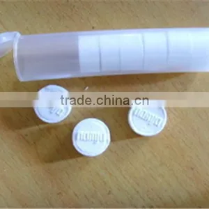 10pcs/tube Packing 100% Mesh Spunlace White Nonwoven Fabric Towels Compressed to Round Shape Coin Mini Magic Quality Choice thumbnail-4