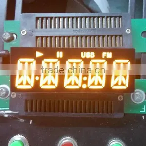 Alphanumeric Display 5-digit 14 Segments Led Display in Yellow Color Digits thumbnail-5