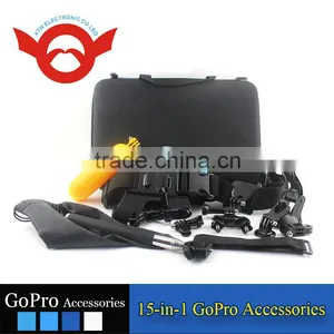 Wonderful Gopros Accessories ,15-in-1 Gopros Accessories Sets for Gopros Heros 4,go Pro Heros 4 / 3+/3 /2 /1 thumbnail-3