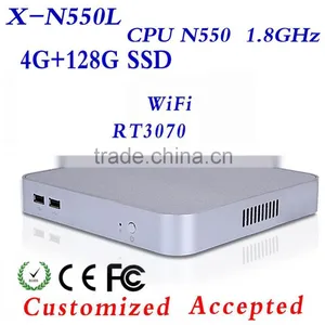 Mini Computer Gaming PC N550 4g Ram 128g Ssd Desktop All-In-One Pc Computador Tablet Mini PC Window 8.1 thumbnail-1