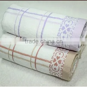 Printed Dyed 100% Cotton Light Color Satin Towel thumbnail-3
