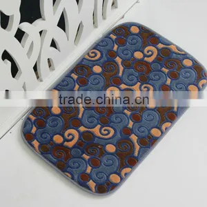 Coral Fleece DOOR MAT Coral Fleece Bathroom Floor Rugs Mat thumbnail-1