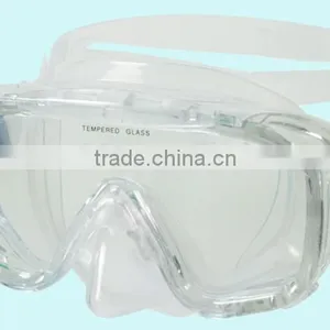 China Silicone Tempered Glass Full Face Diving Mask For Sale thumbnail-5