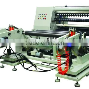 PLC Controlled High Speed Roll Material Slitting and Rewinding Machine for Adhesive Tape, PVC, OPP, PET thumbnail-1