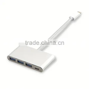 3 Port Usb 3.0 Type c Hub thumbnail-3