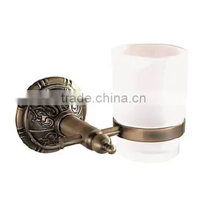 Antique Oil Rubbed Bronze Bathroom Wall Mount Single Tumbler Holder BA3307 thumbnail-1