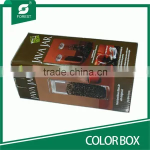 CORRUGATED PAPER COLOR BOX FOR COFFEE BIN thumbnail-3