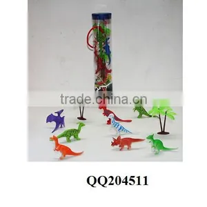 8pcs Plastic Dinosaur Set thumbnail-1