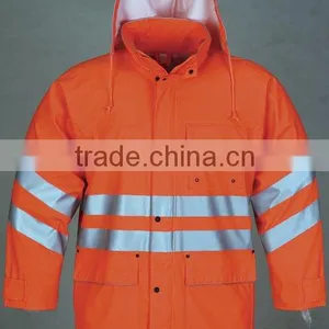 EN471 PU Rain Jacket for Men thumbnail-1