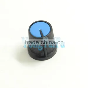 Potentiometer Knob Switch Cap Green Plastic Gear 15MMX16MM thumbnail-1