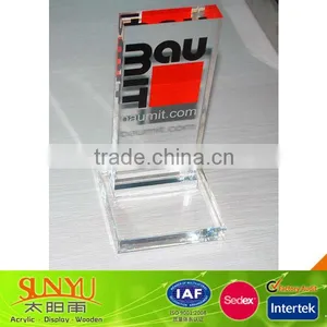 High Quality Clear T Shape Acrylic Paperweight thumbnail-1
