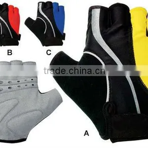 Summer Cycling Gloves, Leather Cycling Gloves, Gel Padded Cycling Gloves thumbnail-1