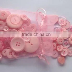 Assorted Sizes Pink Buttons for Kids Handicraft Making and Decoration thumbnail-3