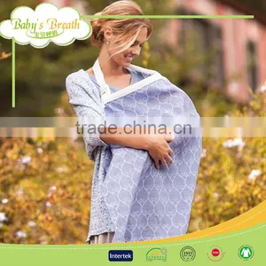 MSR-02 Eco-friendly Super Soft Breathable Lovely Muslin Nursing Cover thumbnail-4