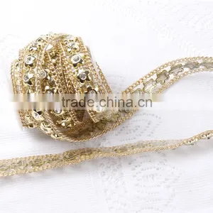 Hot Fix Rhinestone Chain Trimming Clear Glue Base Cup Chain thumbnail-1