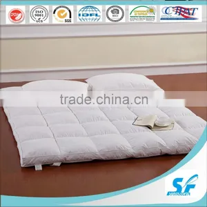 Waterproof Home User Goose Down Mattress Topper Cotton Floor Pad thumbnail-1